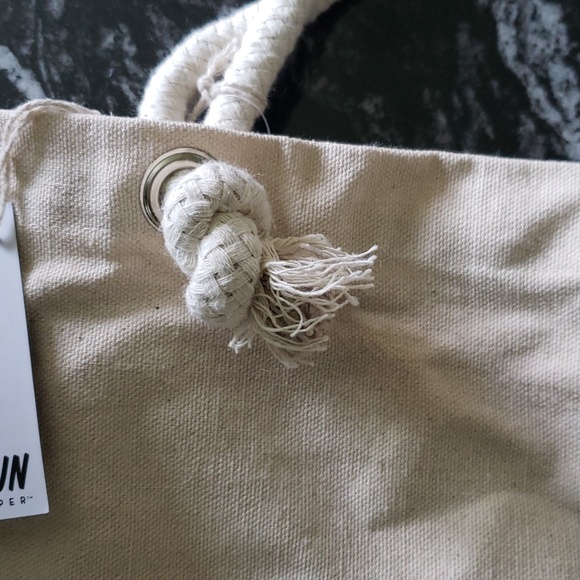 "Good Vibes" Canvas beach bag, new! - Picture 2 of 3